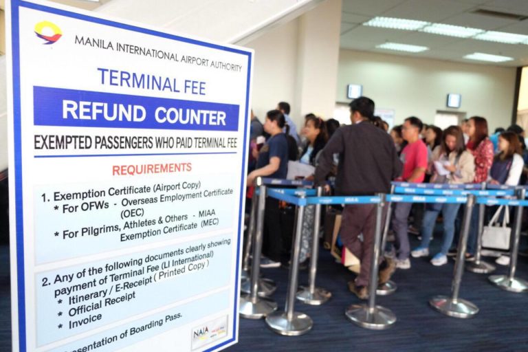 Gov’t Gives OFWs Up to 5 Years to Get Airport Terminal Fee Refund OFW
