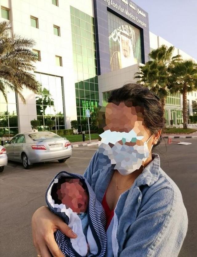 OFW gives birth Jeddah